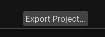 The Export Project… button at the bottom of Godot's Export window.